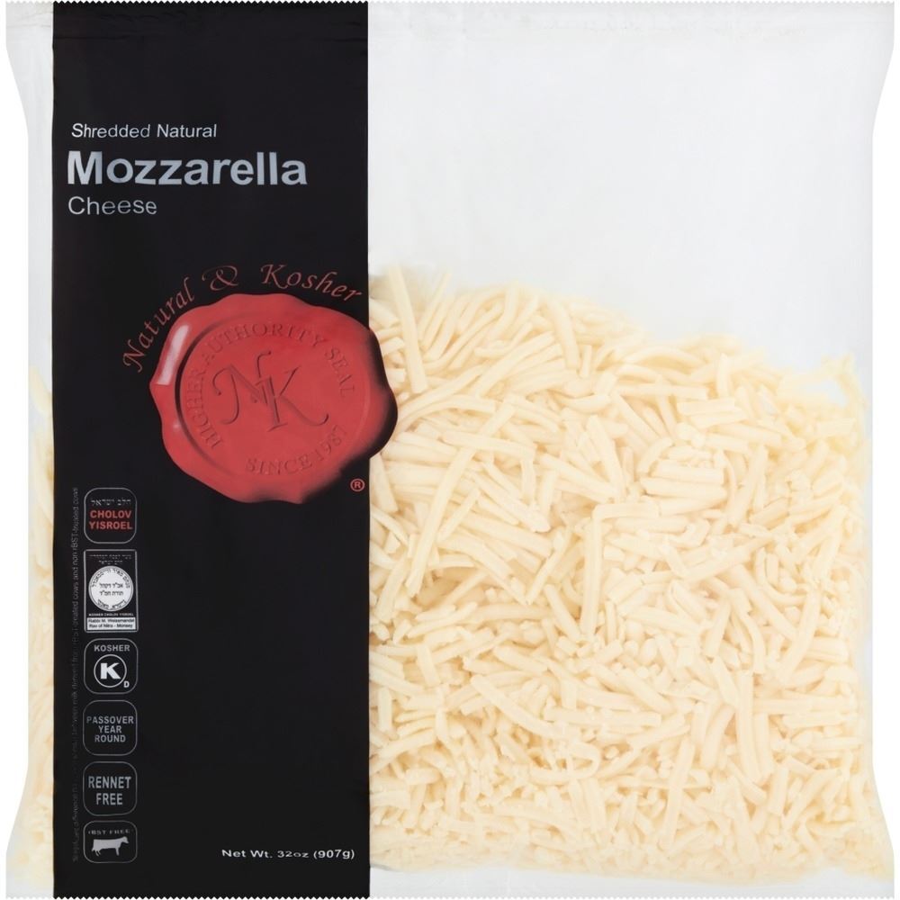 Natural & Kosher Shredded Mozzarella 2lb CY (KP)