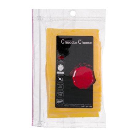 Natural & Kosher Sliced Cheddar Cheese CY (KP)