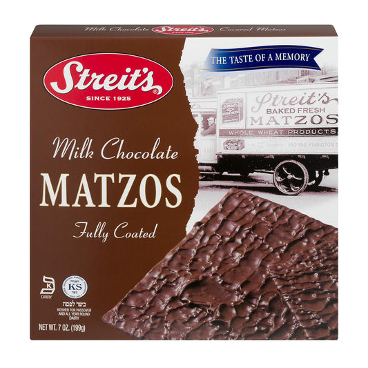 Streits Milk Chocolate Matzos (KP)