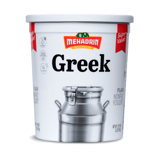 Mehadrin Greek Yogurt Plain 32oz CY (KP)