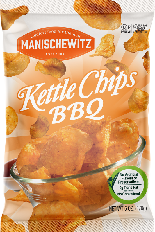 Manischewitz Kettle Chips BBQ (KP)