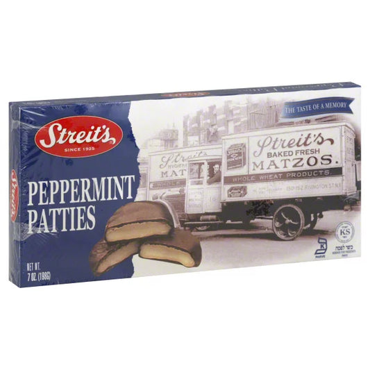 Streits Dark Chocolate Peppermint Patties 7oz (KP)