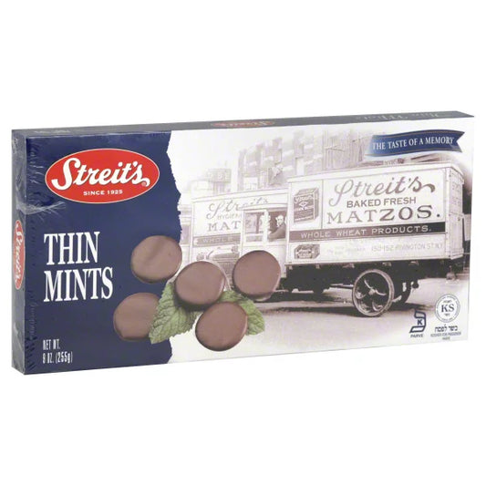 Streits Chocolate Thin Mints 8oz (KP)