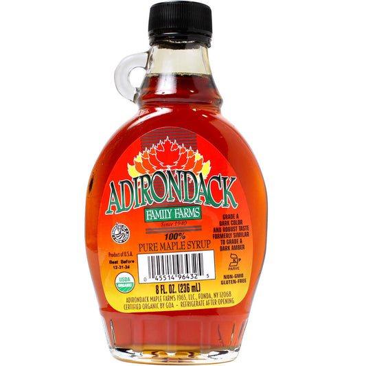 Adirondack Kosher 100% Pure Maple Syrup 8oz (KP)