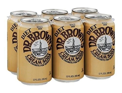 Dr. Brown's Diet Cream Soda 6-pack (KP)