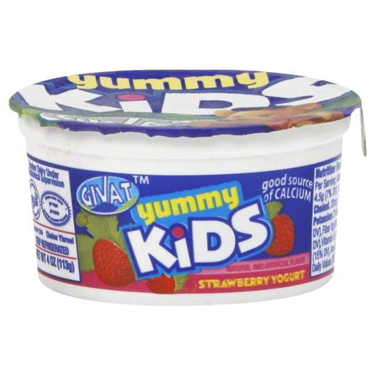 Givat Yummy Kids Strawberry Yogurt (KP)