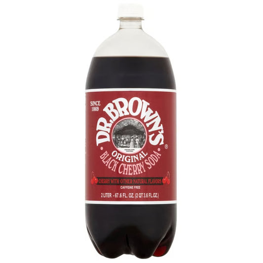 Dr. Brown's Black Cherry Soda 2L (KP)