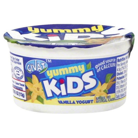 Givat Yummy Kids Vanilla Yogurt (KP)