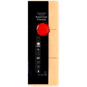 Natural & Kosher American Cheese Yellow 108 Slices CY (KP)