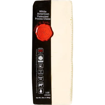 Natural & Kosher American Cheese White 108 Slices CY (KP)