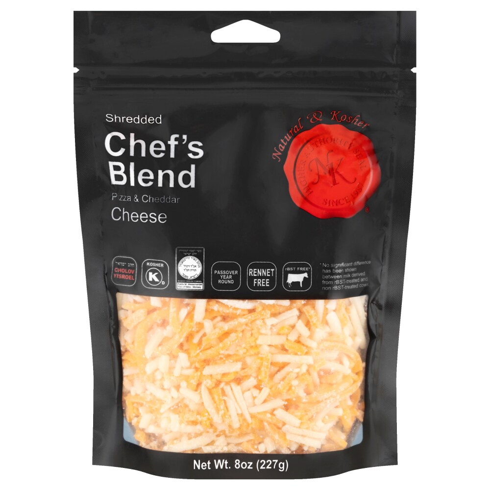 Natural & Kosher Shredded Chef's Blend 8oz CY (KP)