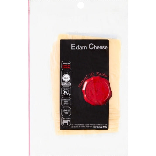 Natural & Kosher Sliced Edam Cheese CY (KP)