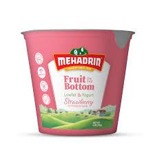 Mehadrin Lowfat Yogurt Strawberry 6oz (KP)